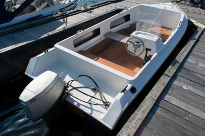 Лодка алюминиевая ВИЗА Алюмакс-435 Комбинированный Консоль